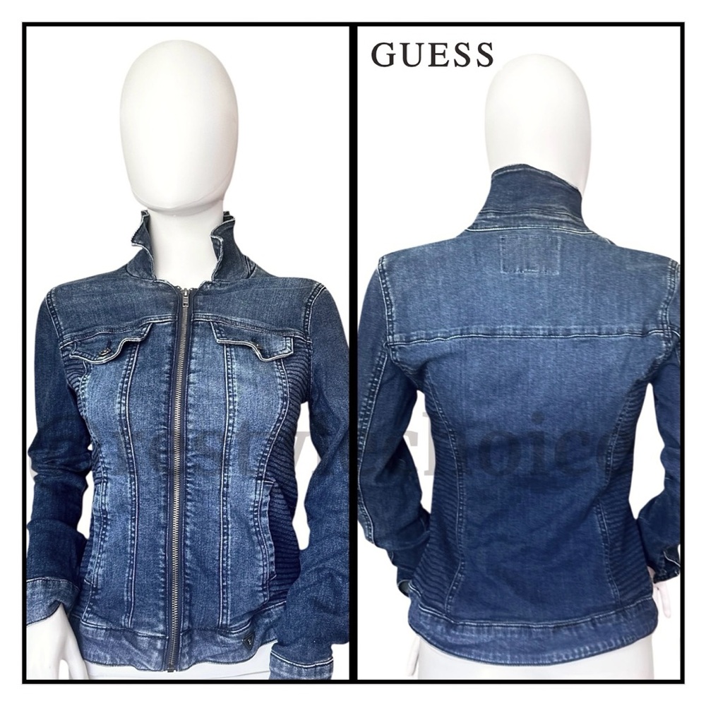 GUESS Women's Blue Denim Jacket S/P